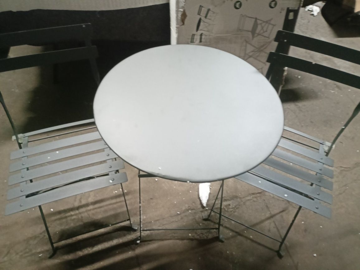 Zestaw 2krzesla +stół