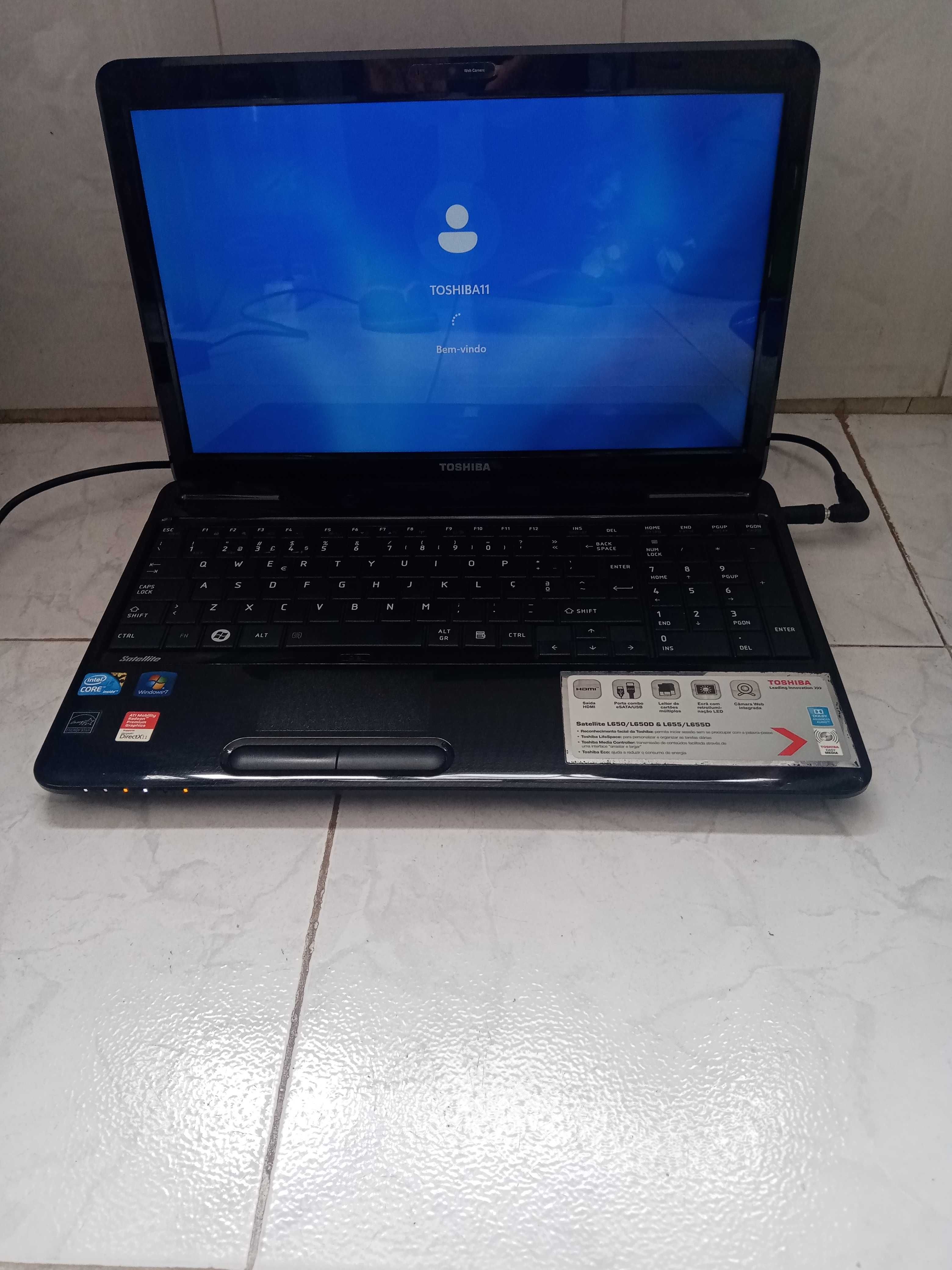 Portátil Toshiba Pro L650 Intel® Core i5