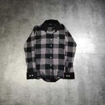 MĘSKA Koszula Elegancka Kratka Bawełna Fred Perry Małe Logo Haft