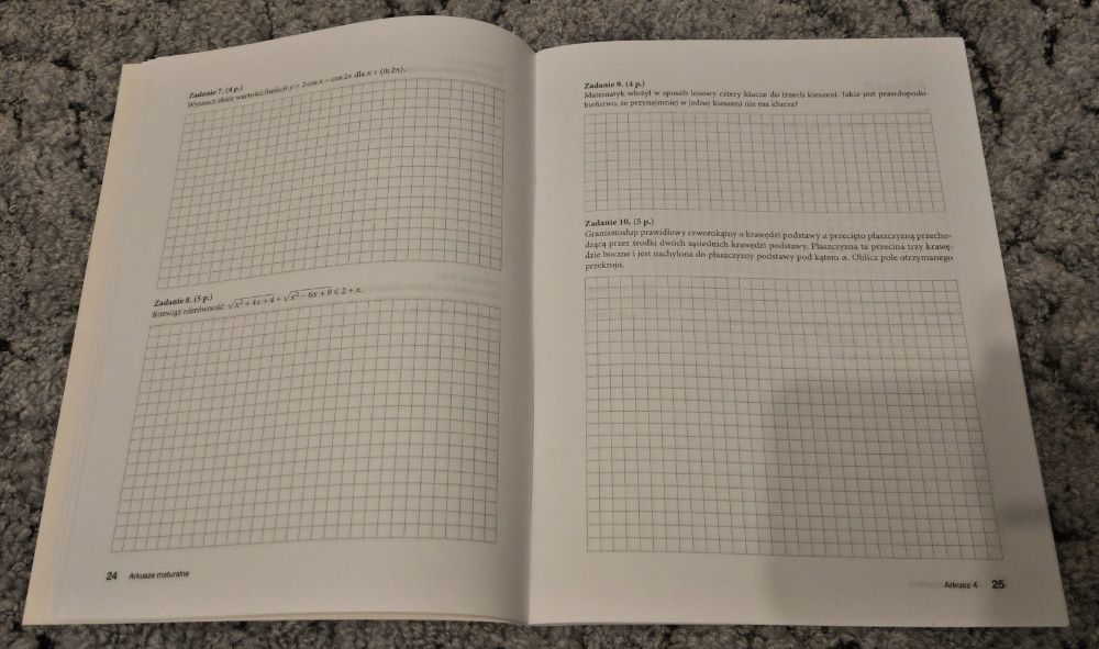 Matematyka Arkusze maturalne poz. rozszerzony