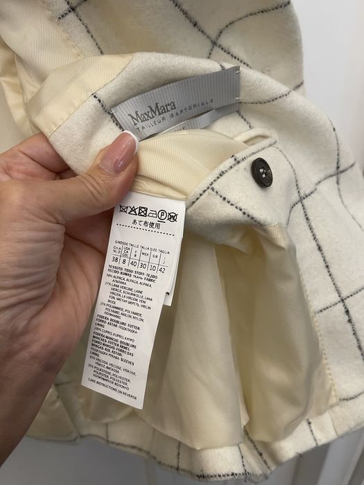 MAX MARA piękny klasyczny żakiet, alpaka z wełną