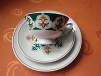 Śliczne stare trio porcelana Lettin