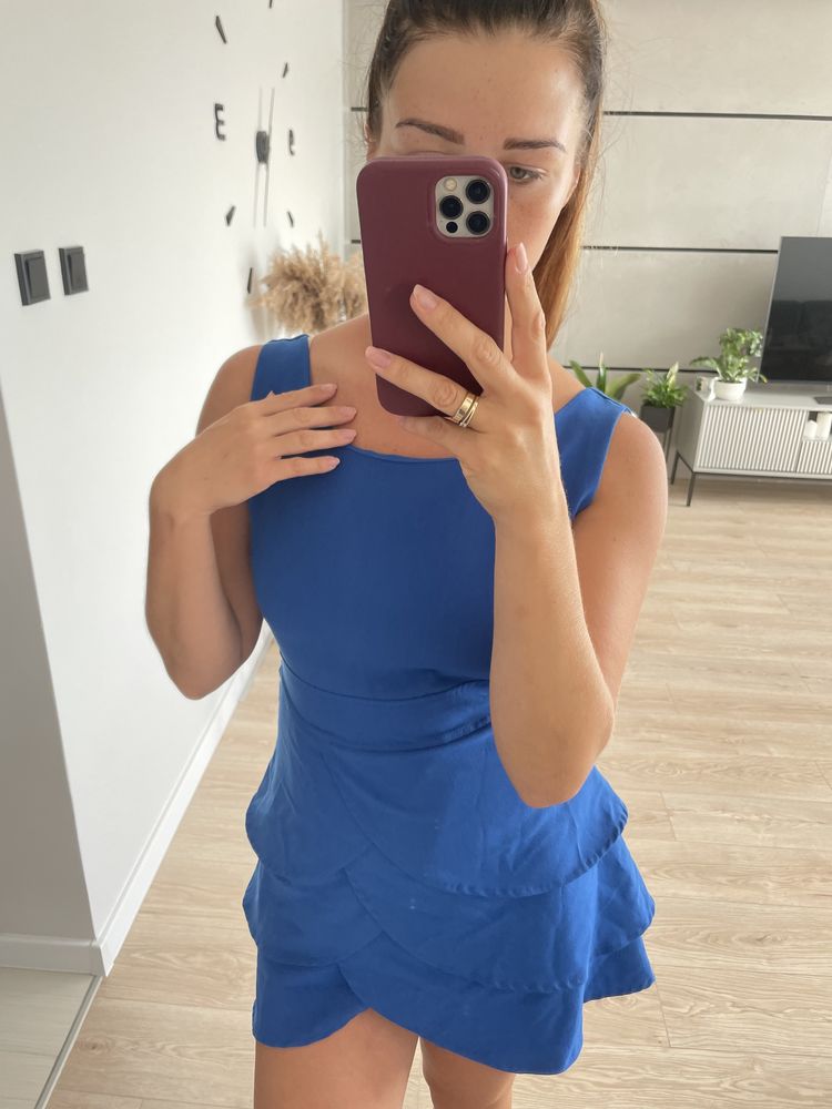 Sukienka chabrowa