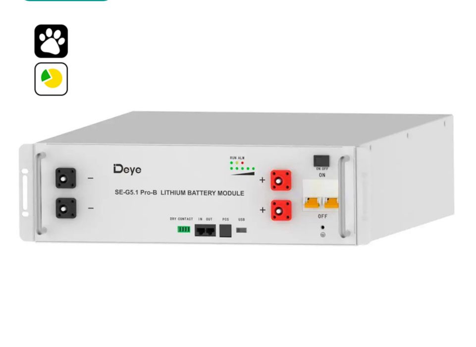 Акумулятор Deye 5 pro-b! Інвертори. Кредит на сонячні станції! Монтаж!