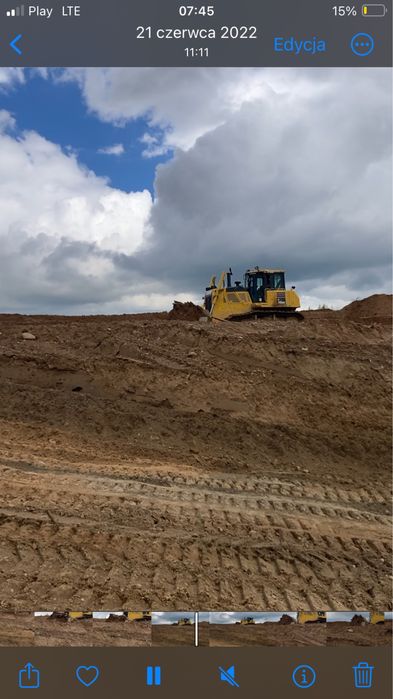 Uslugi spycharką Komatsu D85