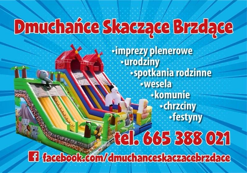 Dmuchaniec na wynajem wolny terminy