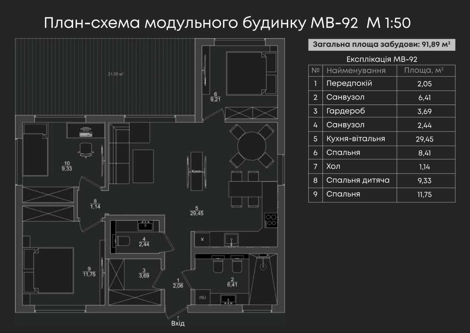 Прекрасний будинок з ремонтом 92 кв м, встановимо на Вашу ділянку!