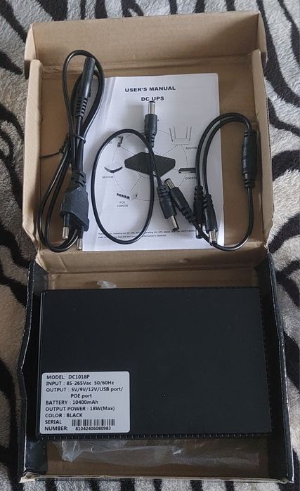 (НОВЫЙ) Источник бесперебойного питания UPS DC1018P 18w DC1036P 36W