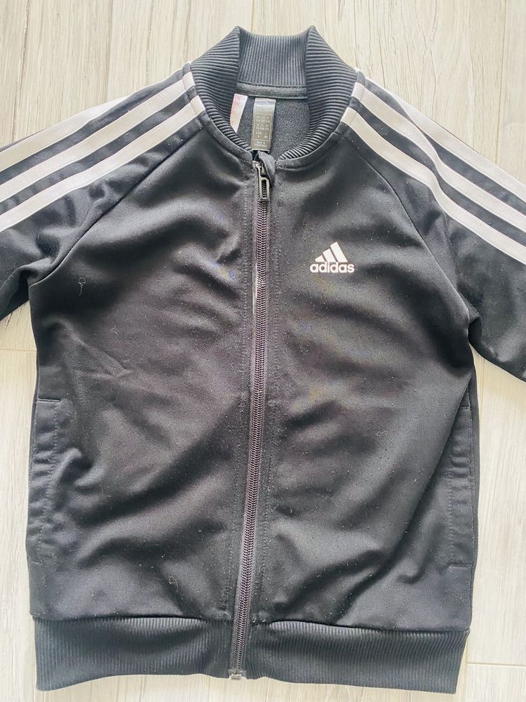 Bluza adidas dla chłopca czarna 116