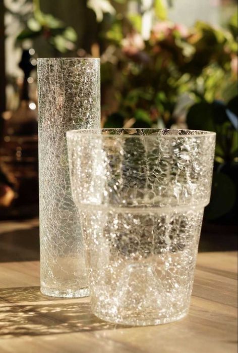 Zestaw wazon i doniczka spękane szkoło storczyk