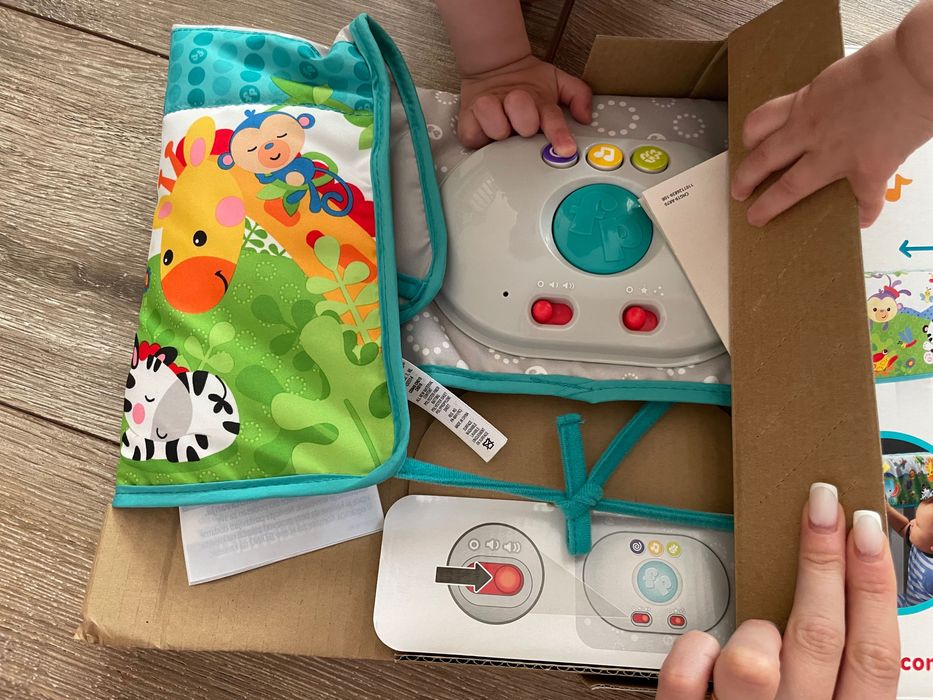 Коврик на ліжечко,Білий шум/ Ігрова панель для дитячого ліжка