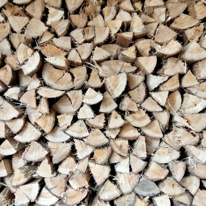 Lenha de eucalipto ao saco