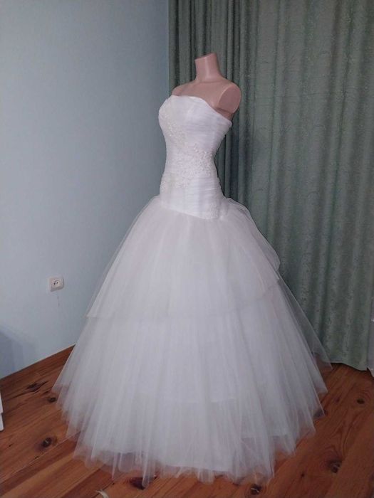 Весільна сукня А силует . Сукня для розпису/ свадебное.  Для танцю