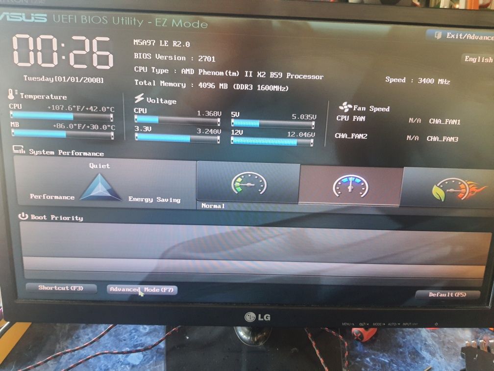 Комплект Asus M5A97 + Phenom B59+ 4GbDDR3