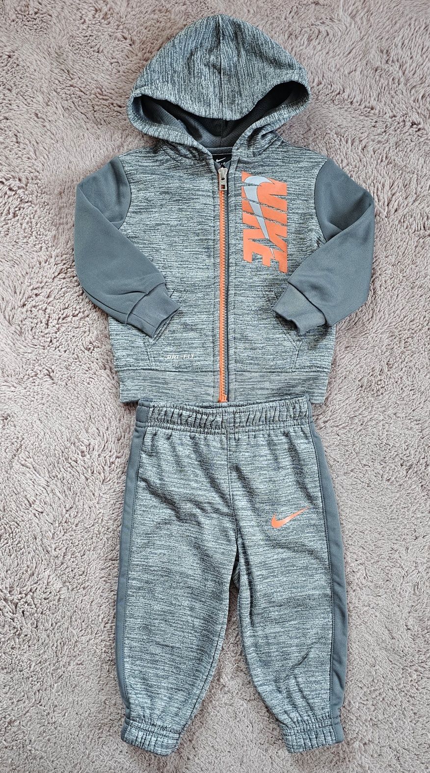 Nike nowy szary dres dri-fit 80