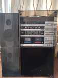 HITACHI T-34L Музичний центр Toshiba SS-M200 колонки