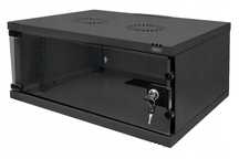 Digitus szafa rack 19 cali 4u 400mm wisząca flat czarna