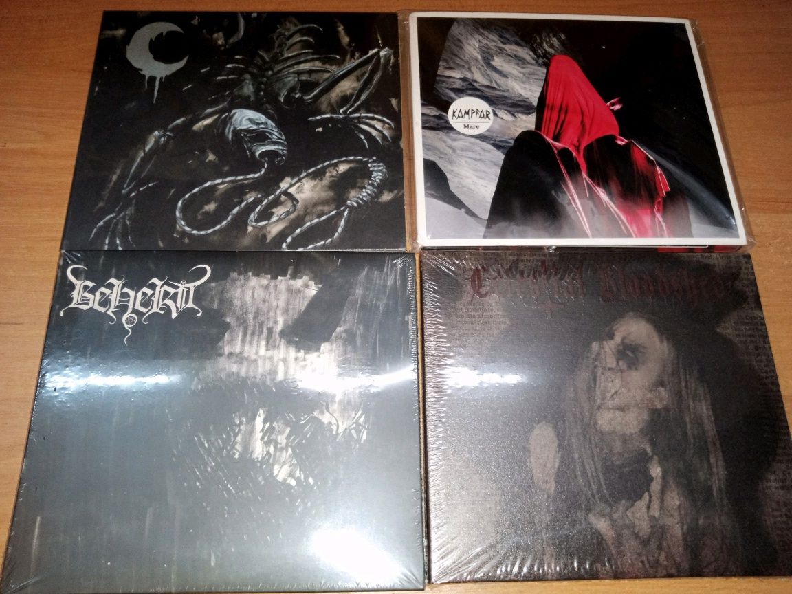 Black metal digipack.