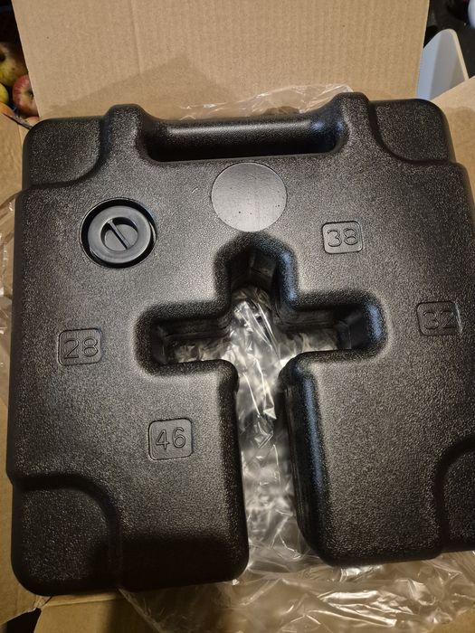 Kontener wodny obciążenie nogi namiotu