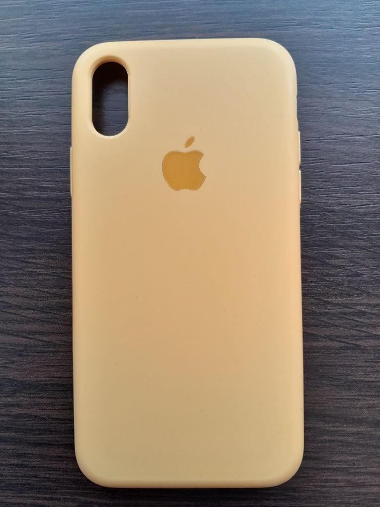 Чехол на айфон IPhone X 10 желтый