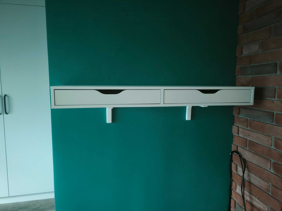 Półki wiszące - białe