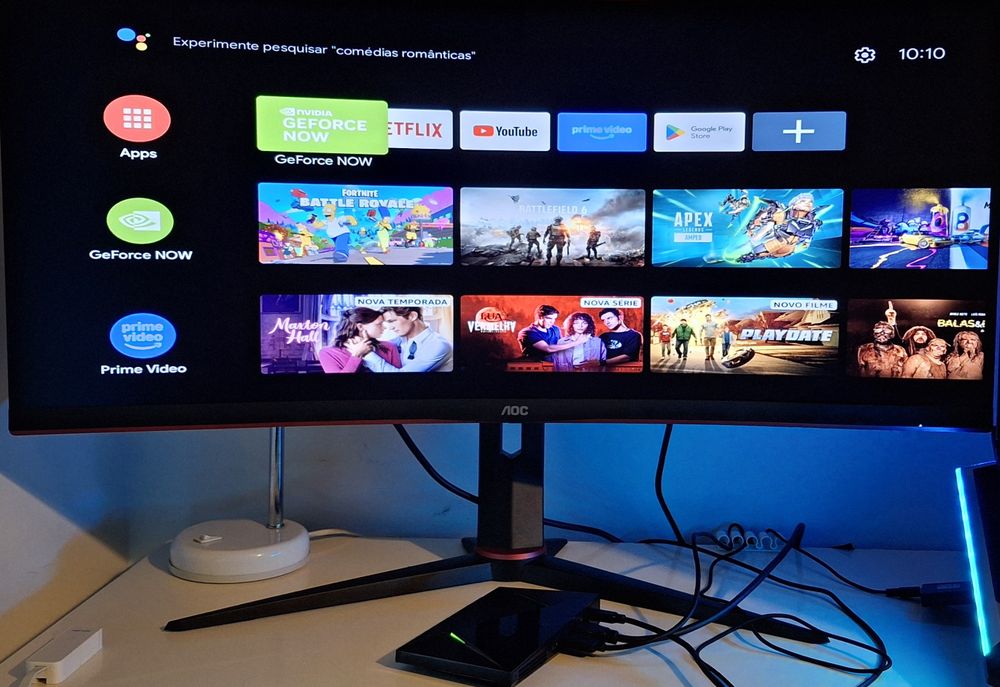 NVIDIA Shield TV 16GB 4K HDR + Comando + Comando Gaming