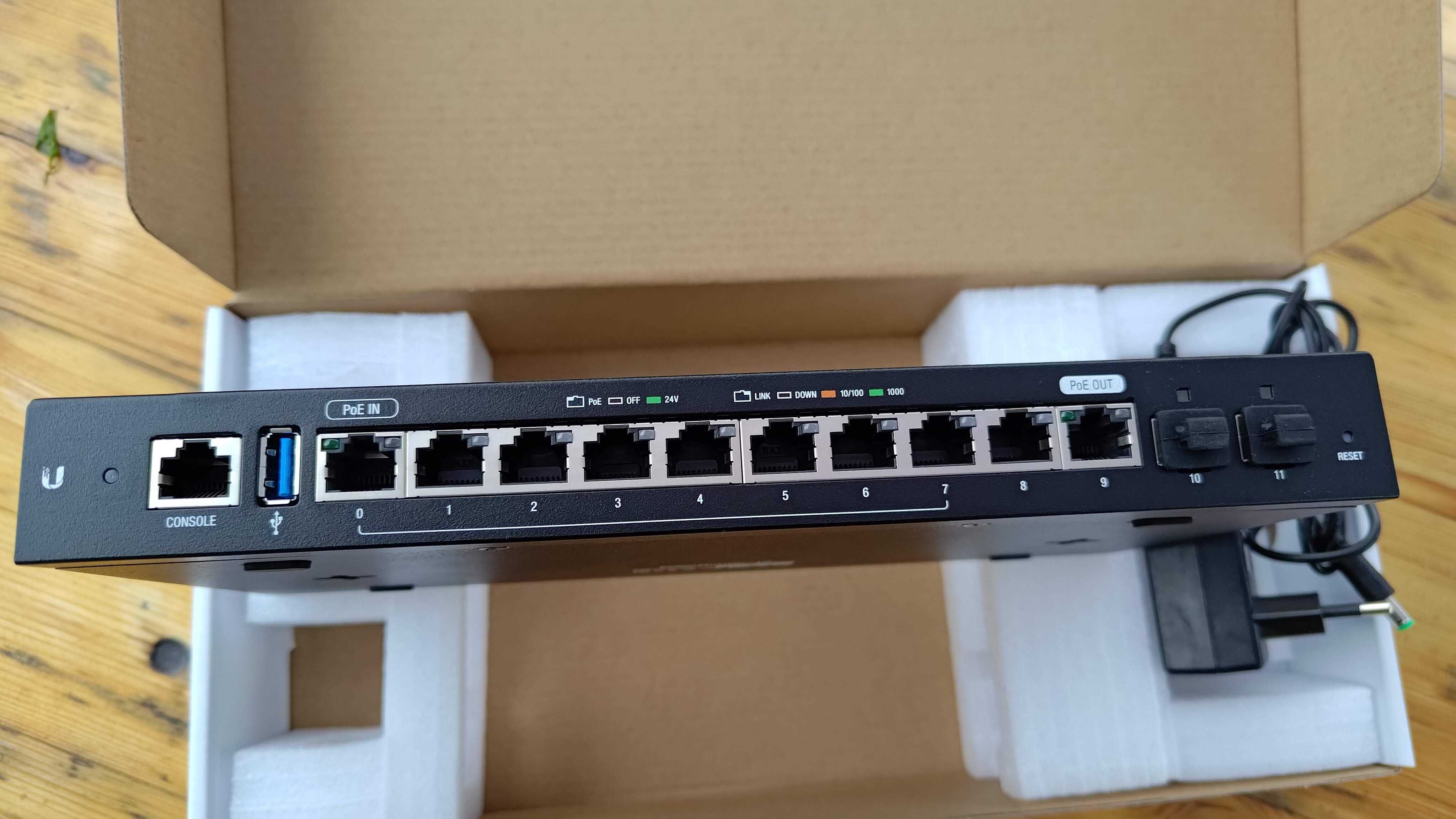 Ubiquiti ER-12 | Router | EdgeMAX EdgeRouter, 10xLAN + SFP