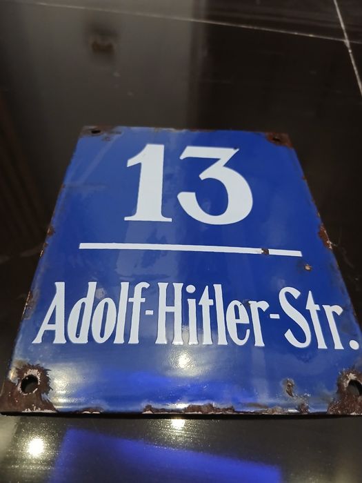 Wehrmacht 3 Rzesza Tablica emaliowana