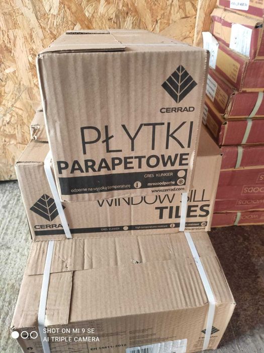 Płytki parapetowe PARAPET CERAD klinkier 300x148 BRĄZ