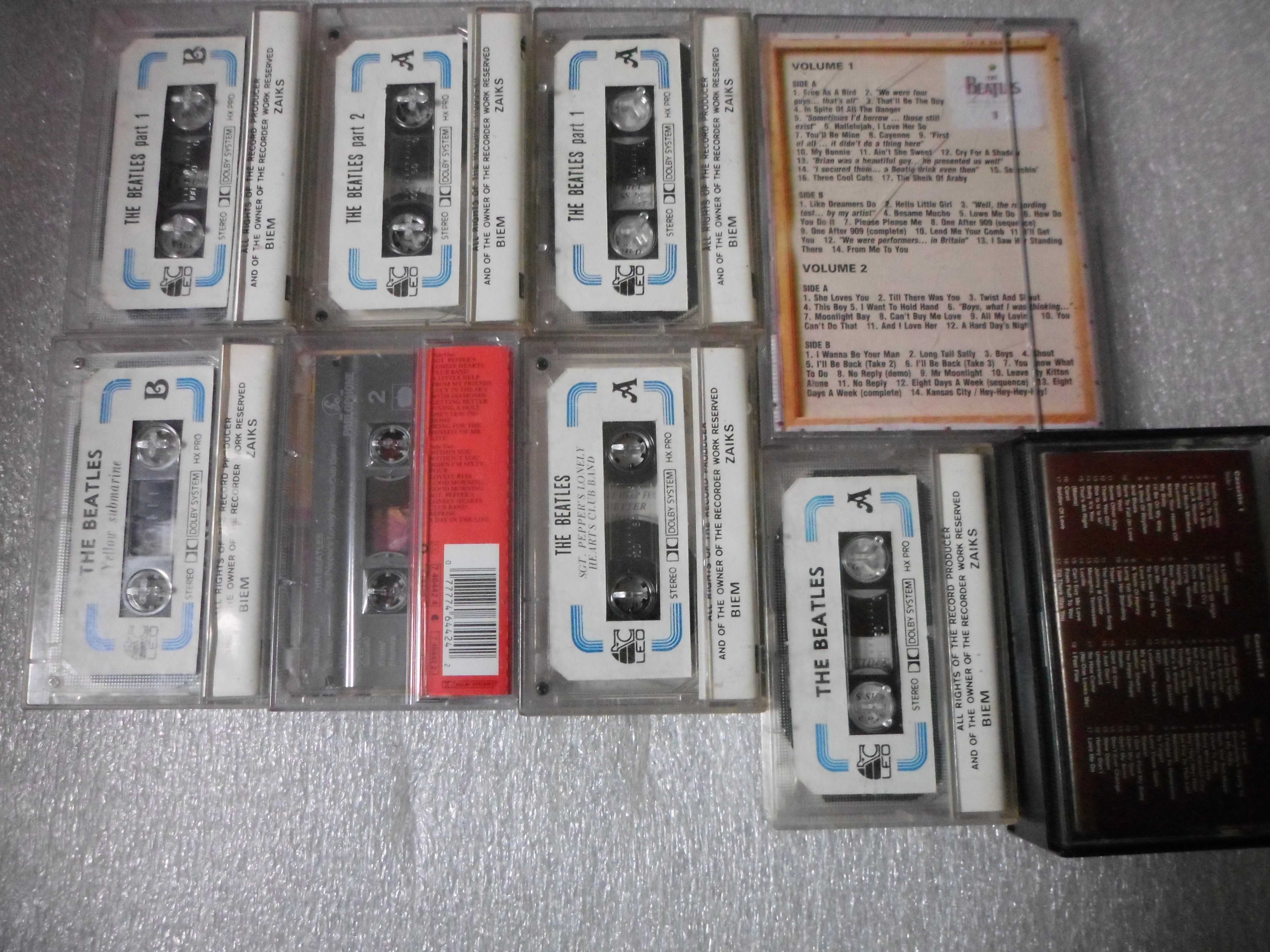 The Beatles zestaw kaset mc