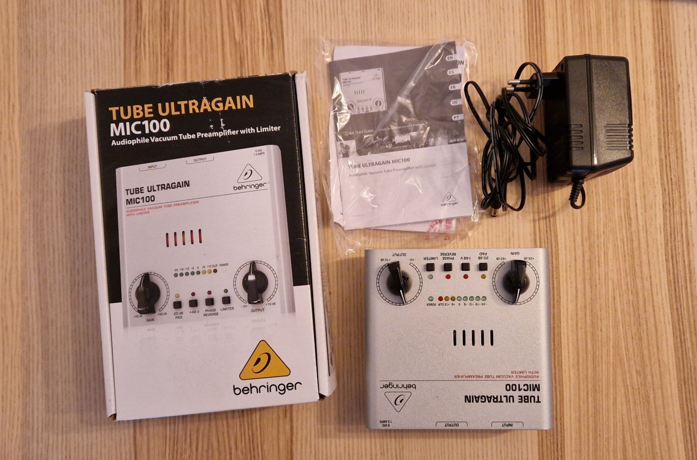 Behringer MIC100 tube Ultragain