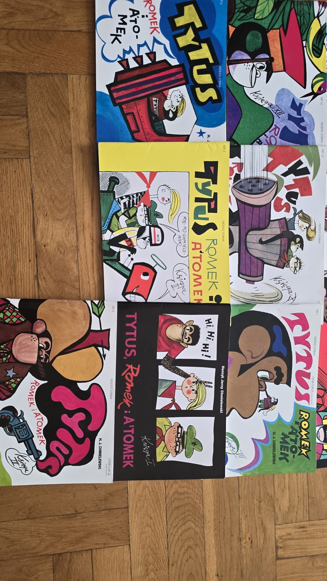 Tytus Romek I A'Tomek kultowy komiks Papa Chmiel jak nowe 10 sztuk