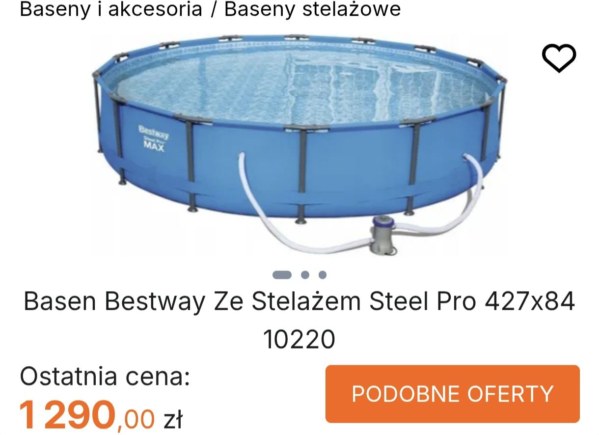 Basen stelażowy  427/84