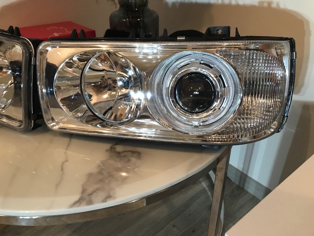 Фари даф 95/105 з bi-led лінзами AMS А3max truck ціна за пару