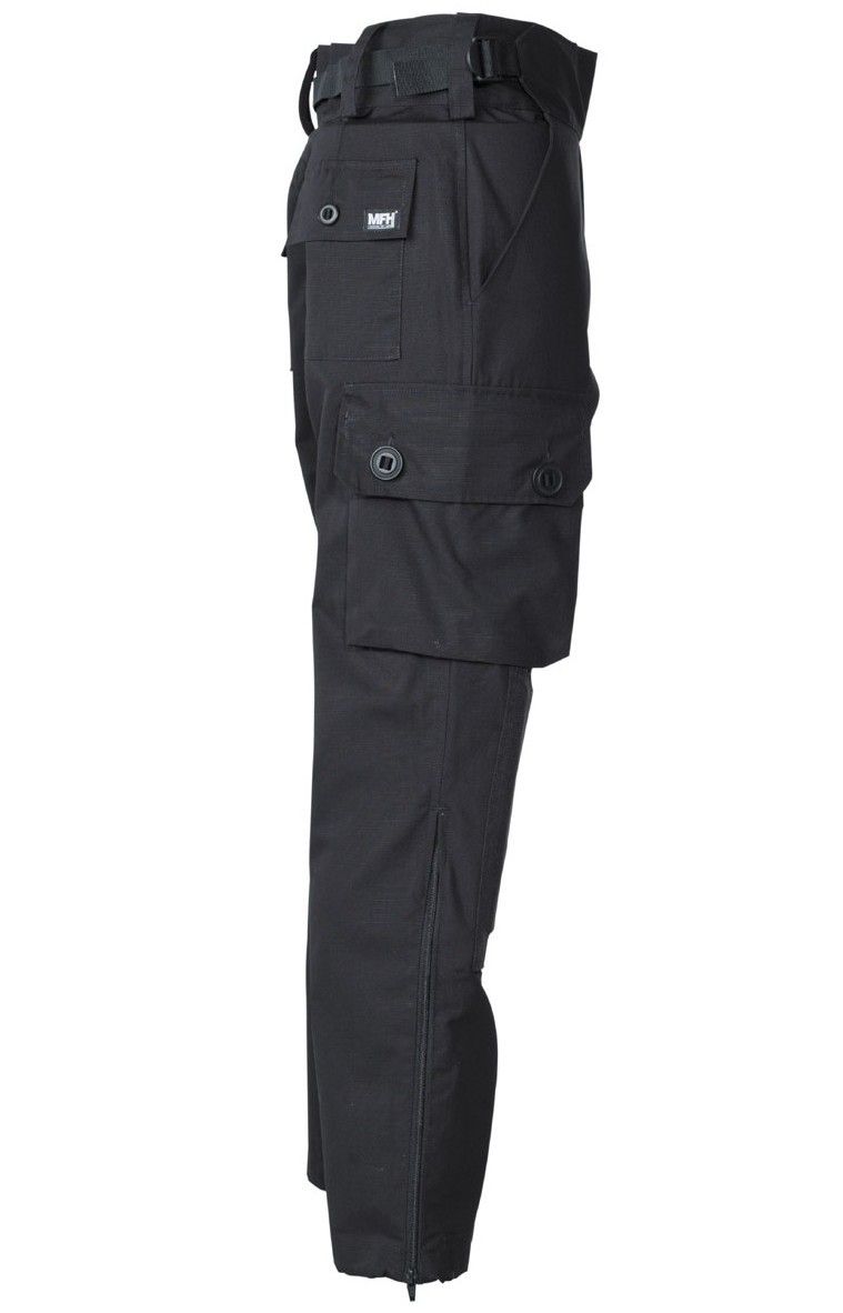 spodnie kommandohose "smock" rip stop czarne s