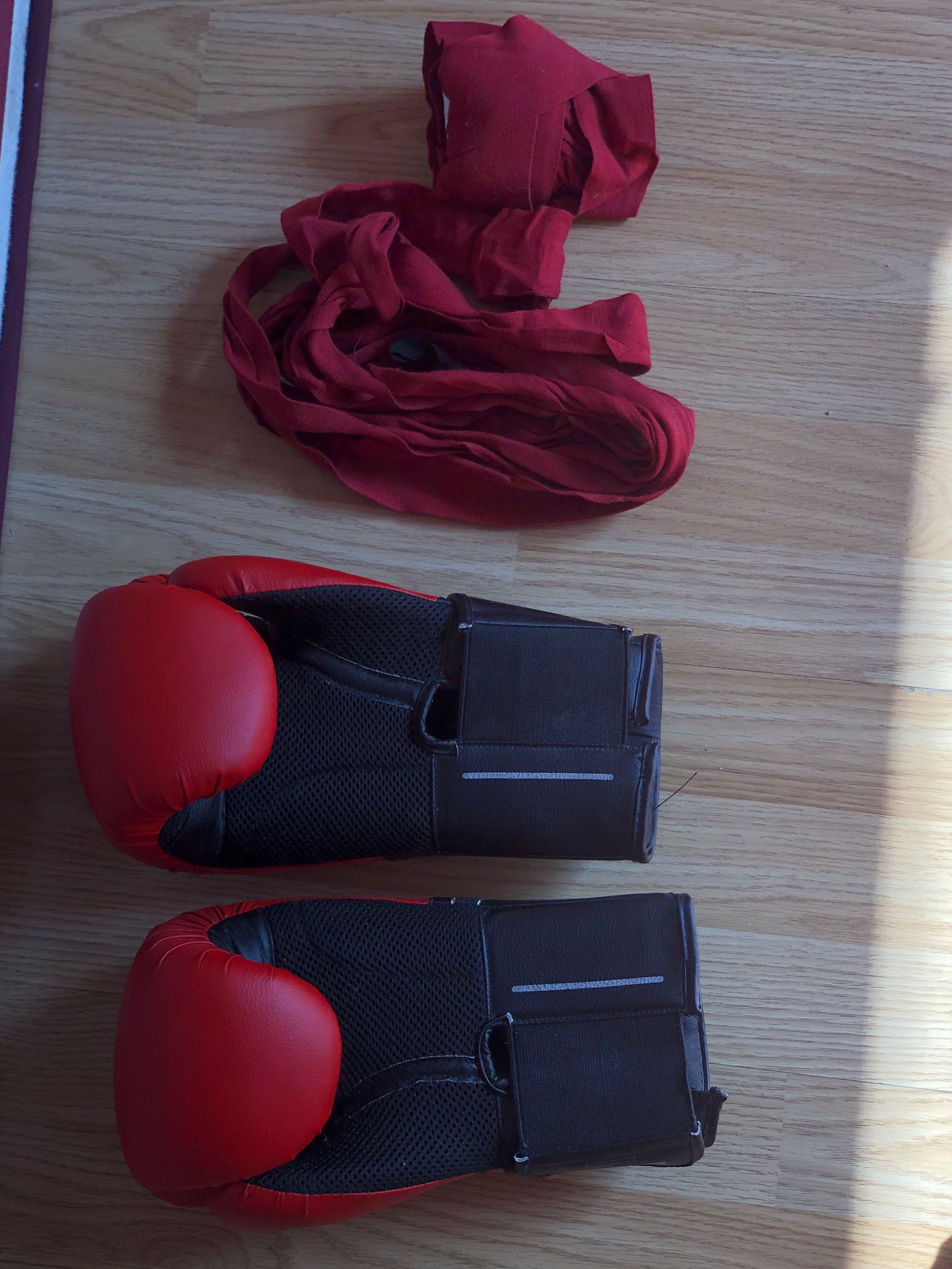 LUVAS DE BOXE + ligas de 4M