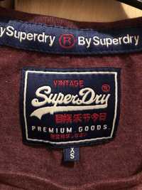 Koszulka top Superdry xs t-shirt bordo