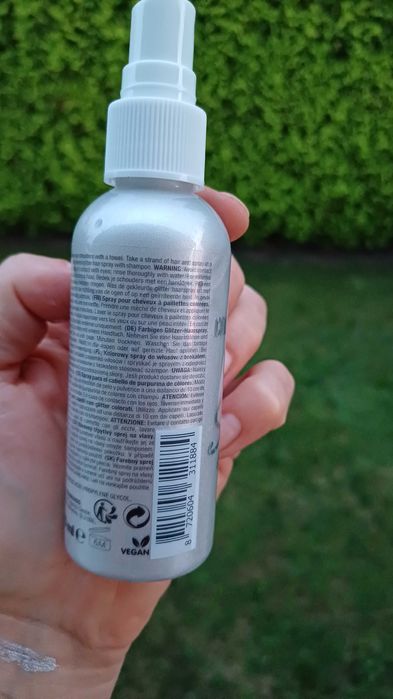 SREBRNY spray koloryzujący DO WŁOSÓW