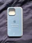o iPhone 15 Pro Max Silicone Case błękitne NOWE