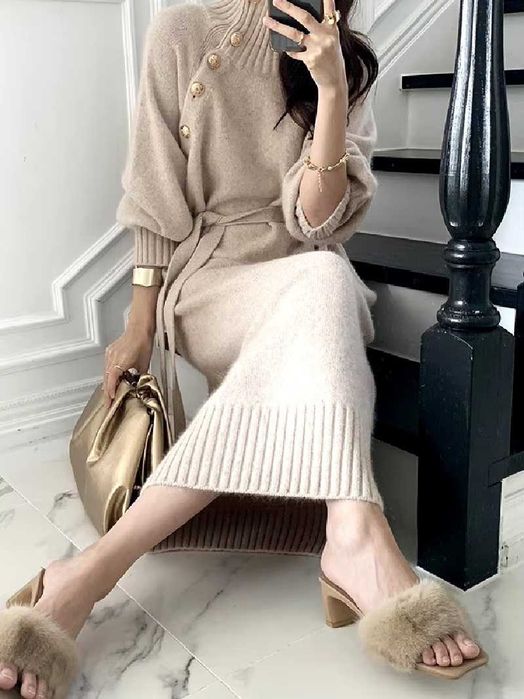 Гарна в'язана сукня розміру L (заміри є у описі), нова