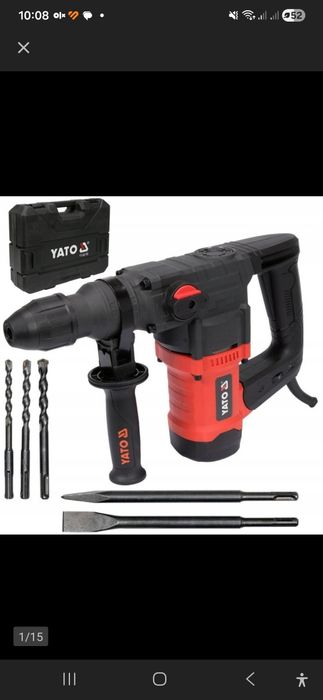 Młot udarowy YATO 4,5 J 1100 W 230 V