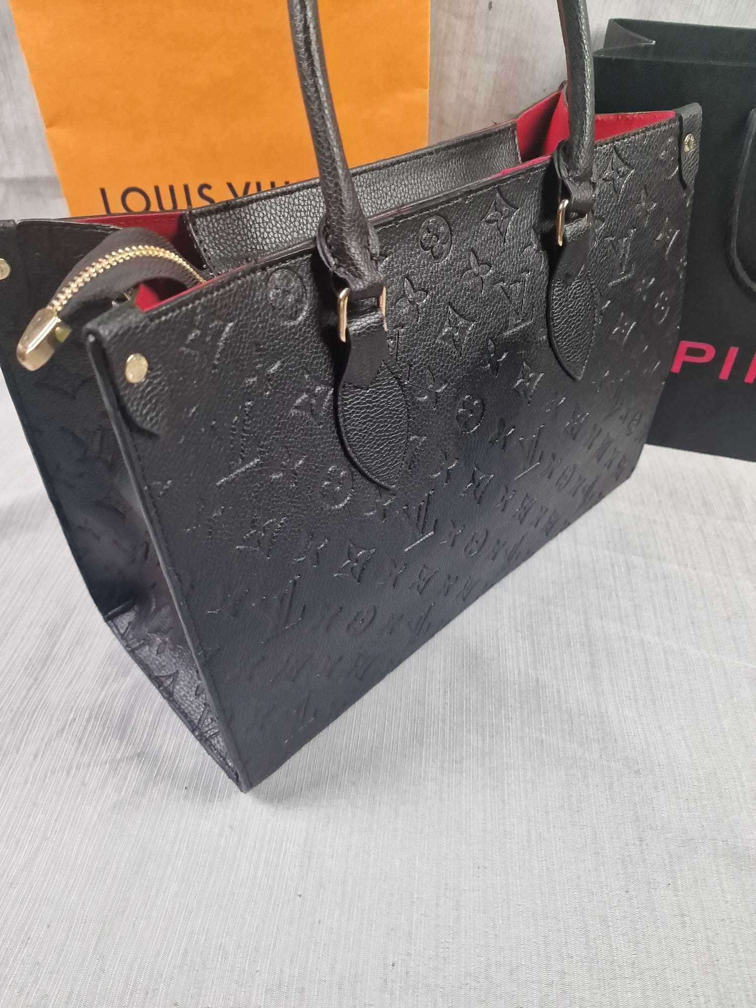 Torebka damska kuferek Louis Vuitton czarna portmonetka torebki hit