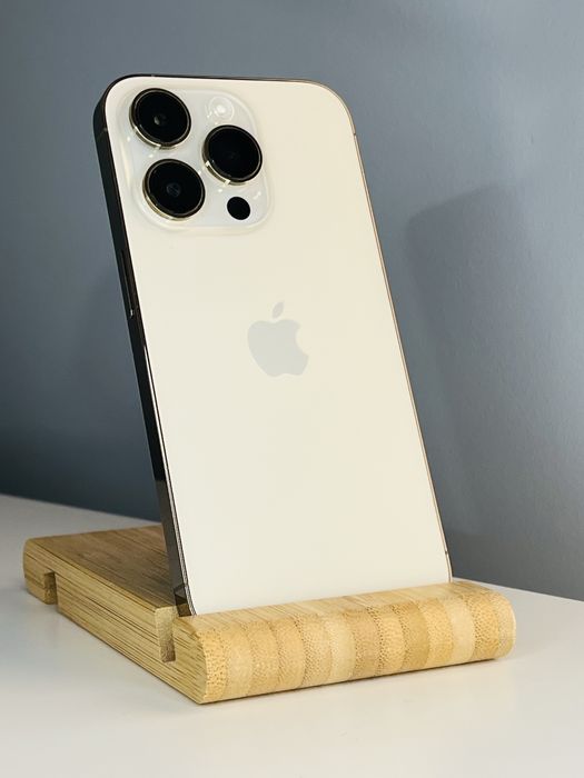 GWARANCJA iPhone 14 Pro 128GB Gold Idealny Stan 100% Kondycji Baterii
