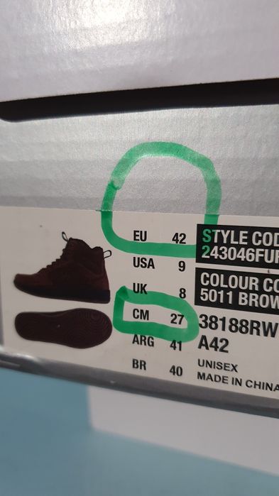 Buty nowe męskie zimowe ocieplane Kappa rozmiar 42 / wkładka 27 cm