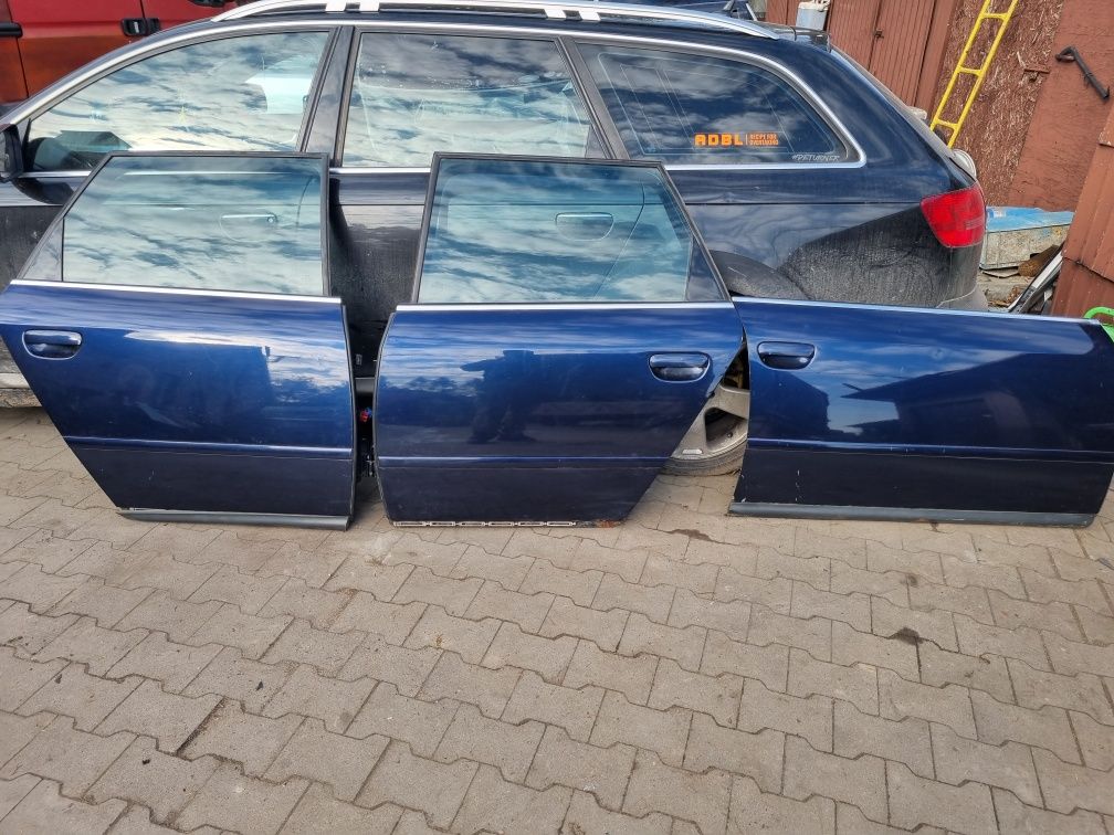 Audi A6 C5 LZ5K Drzwi Klapa Tył Zderzak Szyba Zamek Podnośnik Zawias