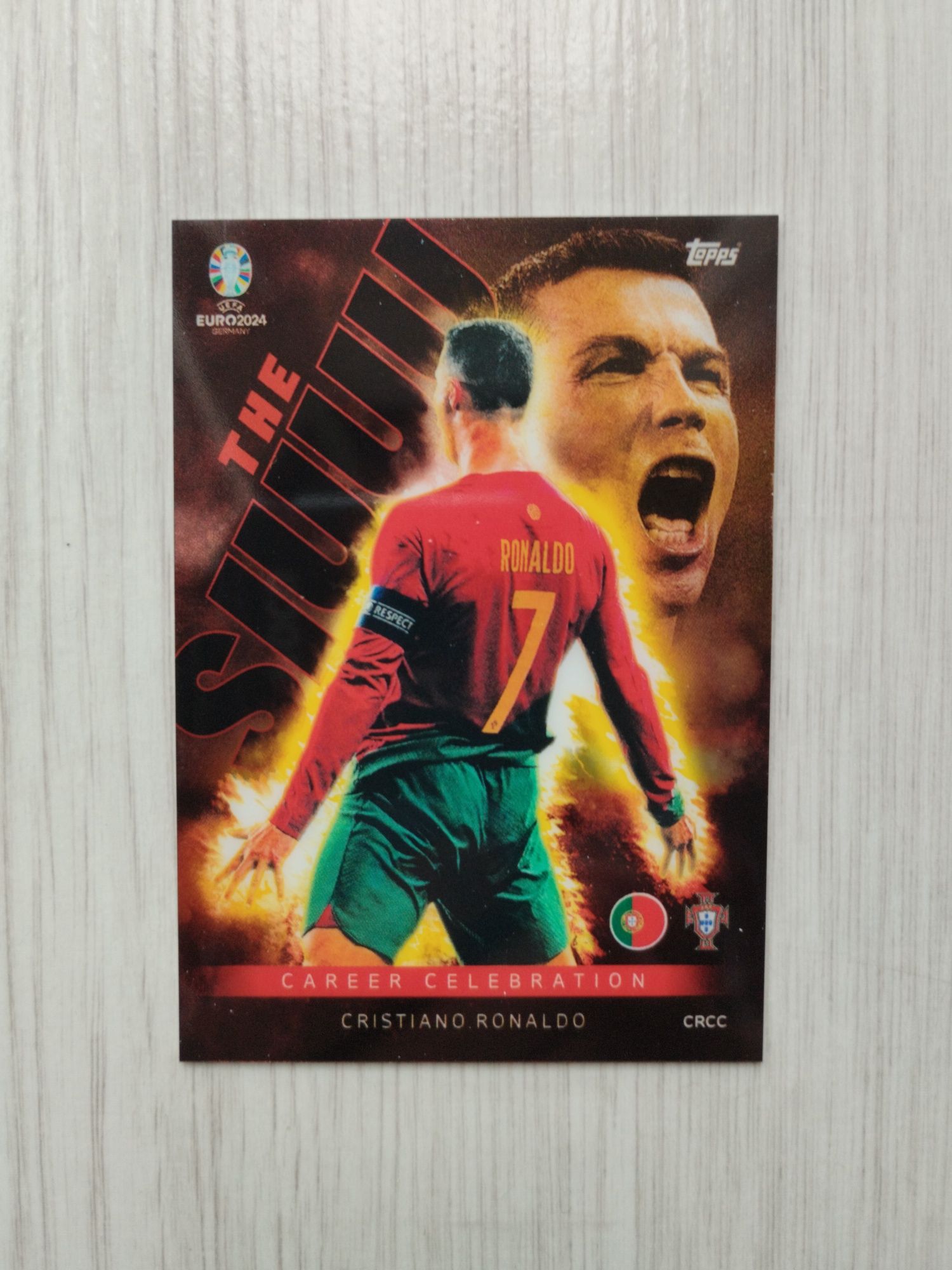 Match Attax Ronaldo Career celebration The Siuuu