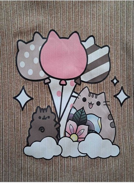 Bluzka Pusheen rozmiar 104 brązowa