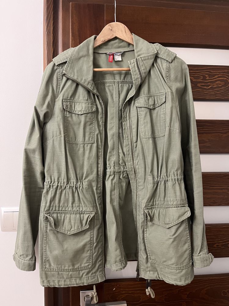 Khaki parka z H&M