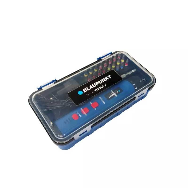 Wkrętak Akumulatorowy 4V Blaupunkt CD2010 z USB-C i Zestawem 26 Bitów
