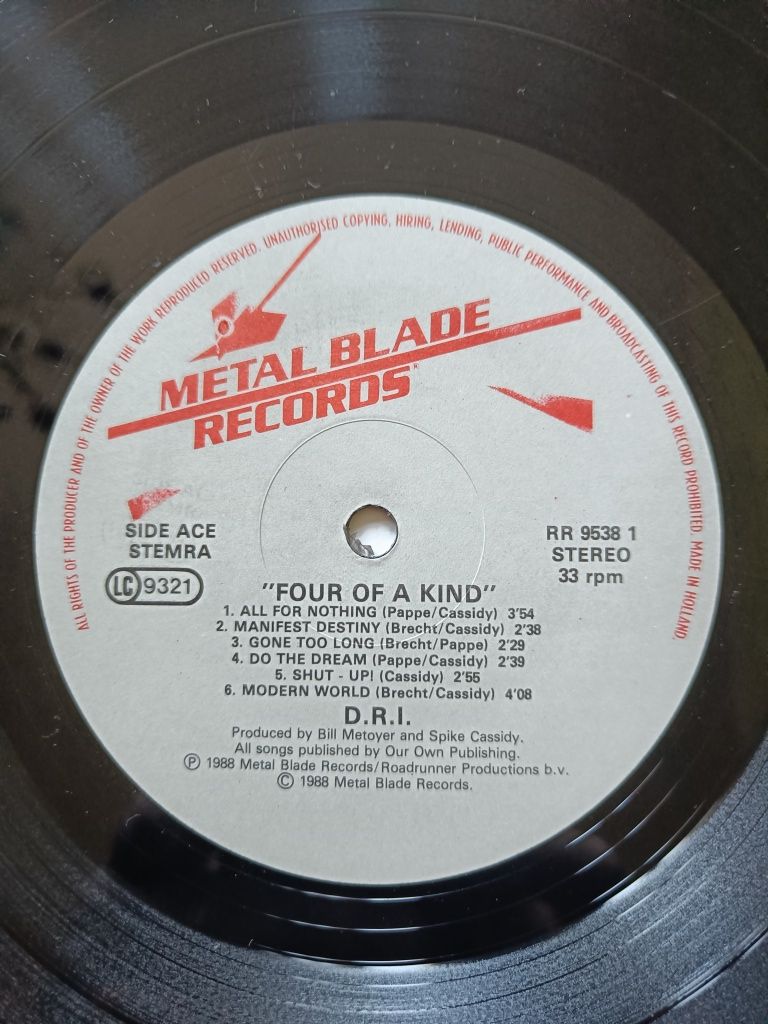 D.R.I. - 4 Of A Kind LP